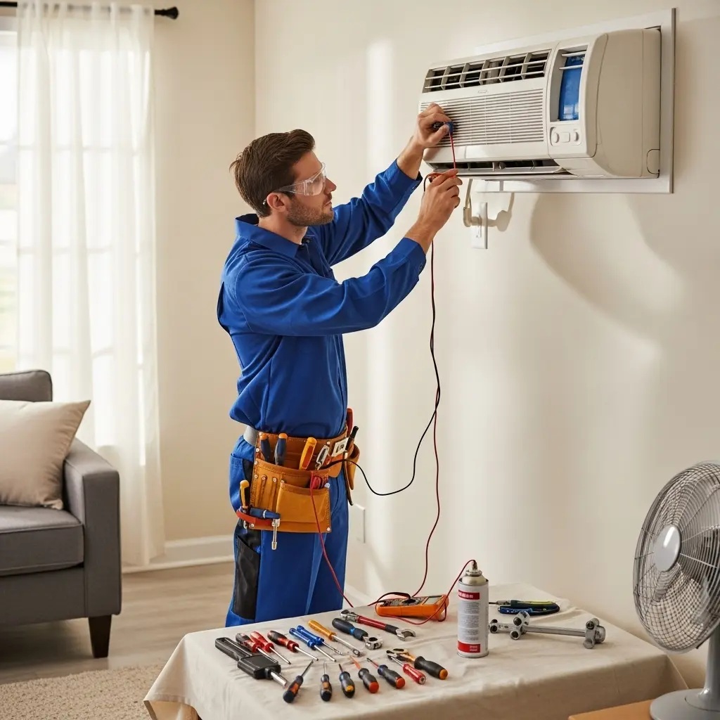 Şehzadeler Baxi Baxi klima gaz dolumu ve bakım – Enerji verimliliği artırıldı. - Teknik servis örneği